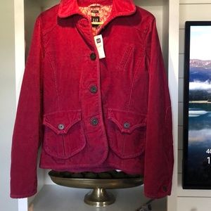 Gap Cranberry Corduroy Jacket